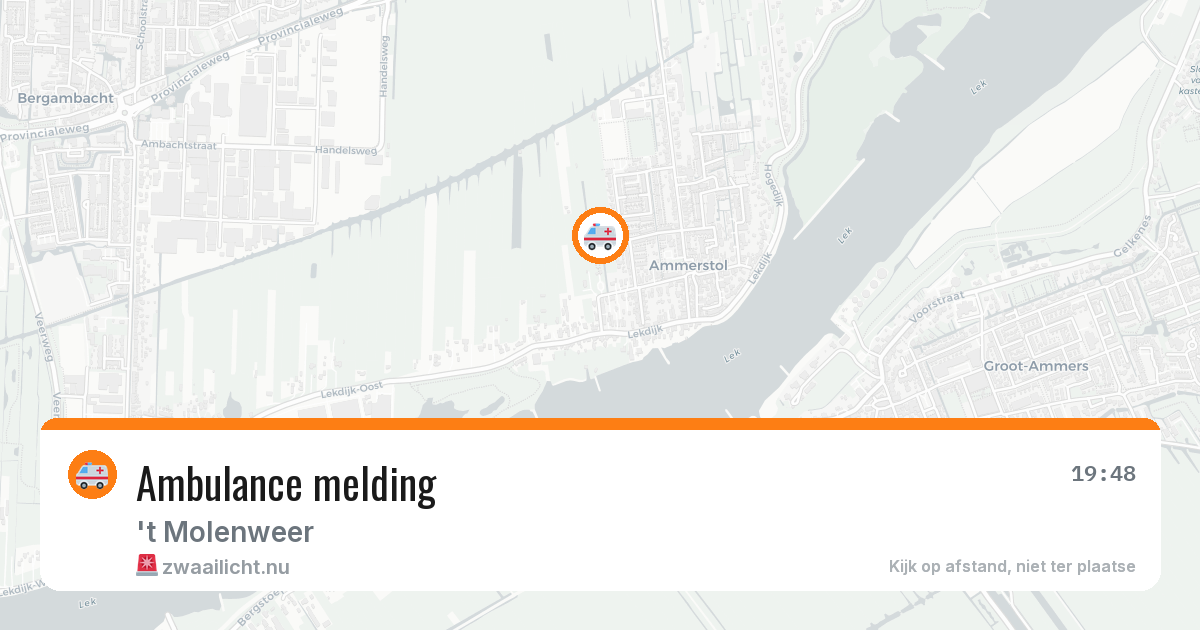 Ambulance melding — 16 jun 2026