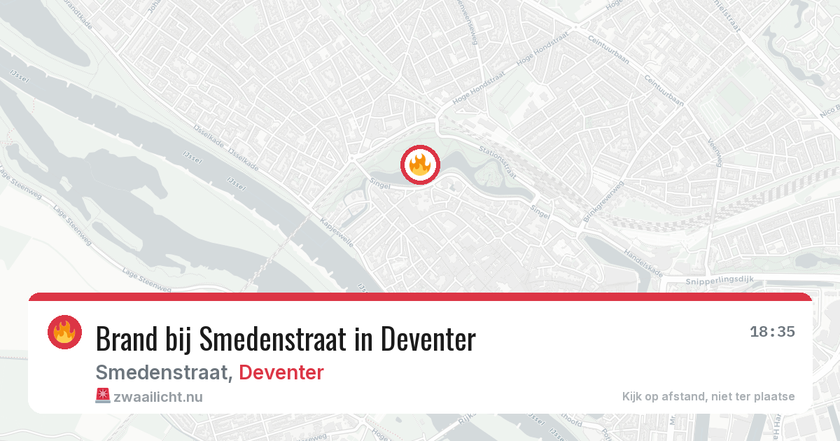 Brand bij Smedenstraat in Deventer — 17 jul 2026
