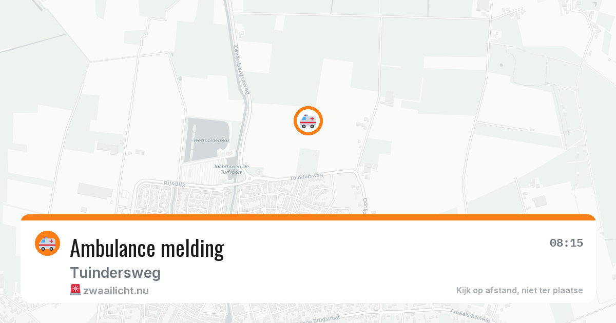 Ambulance melding — 17 apr 2026