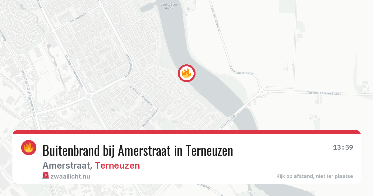 Buitenbrand bij Amerstraat in Terneuzen — 2 mei 2026