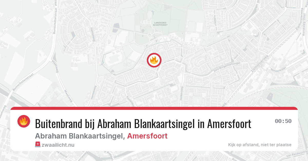 Buitenbrand bij Abraham Blankaartsingel in Amersfoort — 22 jul 2026