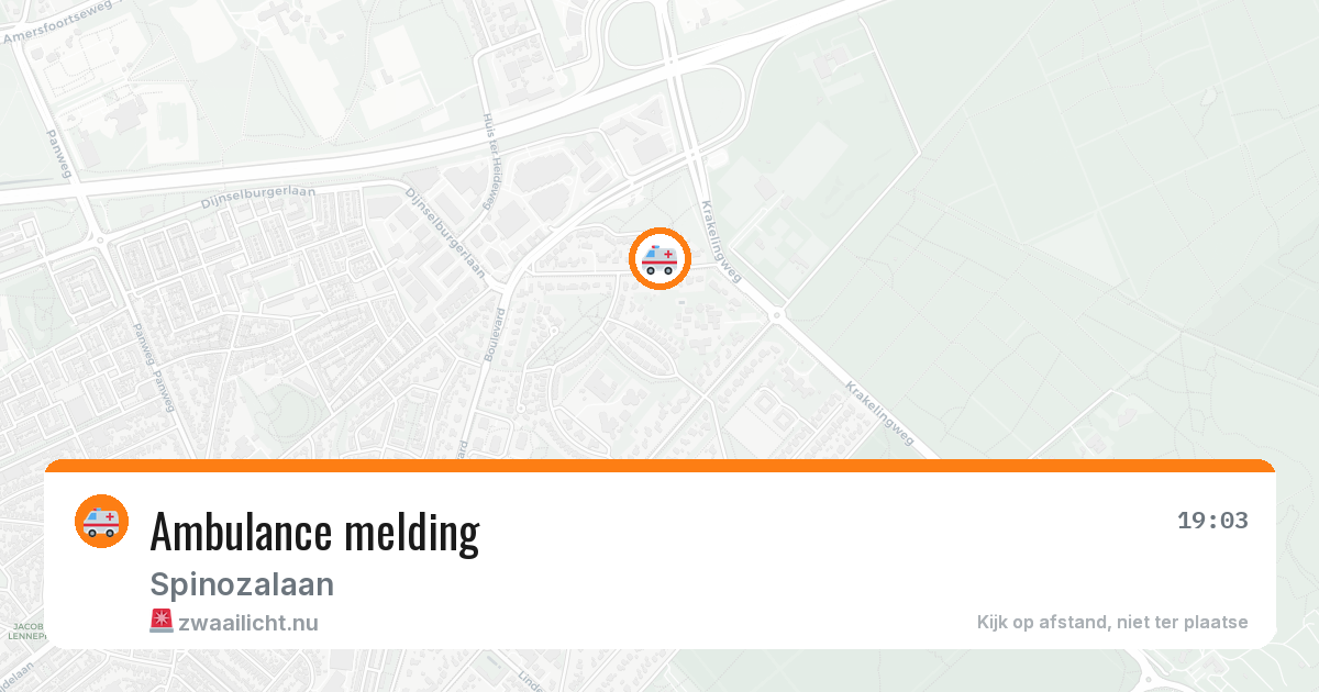 Ambulance melding — 12 jul 2026