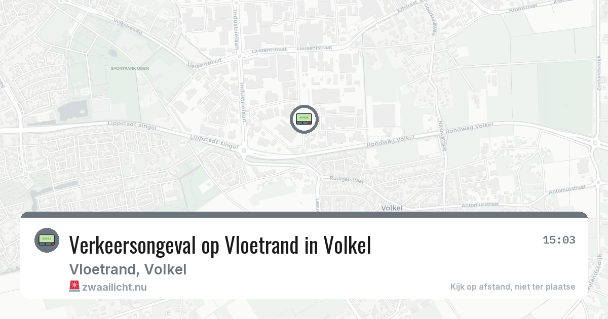 Verkeersongeval op Vloetrand in Volkel — 23 feb 2026