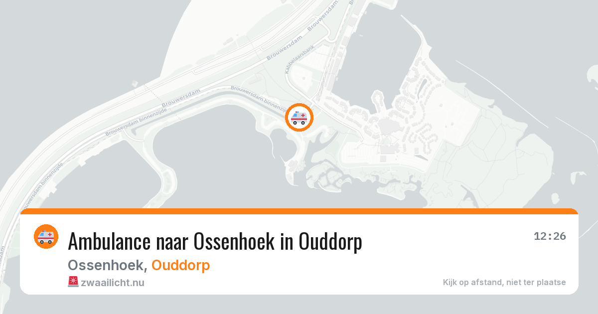 Ambulance naar Ossenhoek in Ouddorp — 5 jun 2026