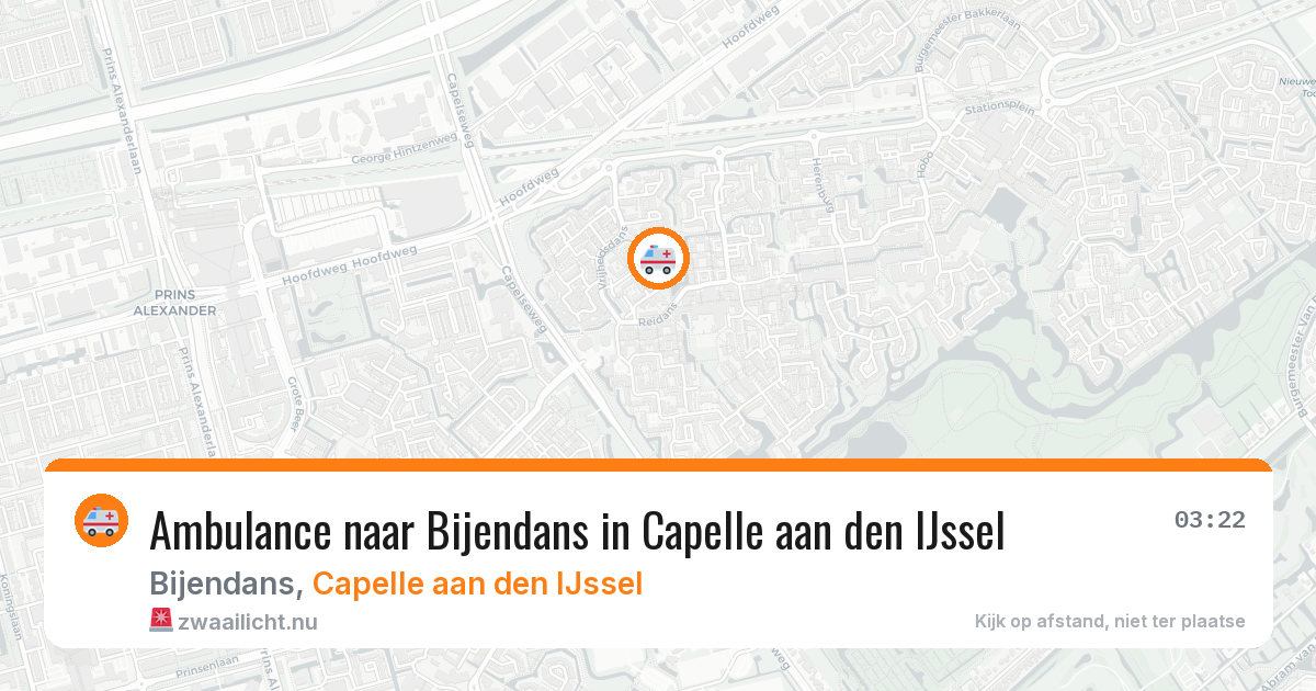 Ambulance naar Bijendans in Capelle aan den IJssel — 14 jul 2026
