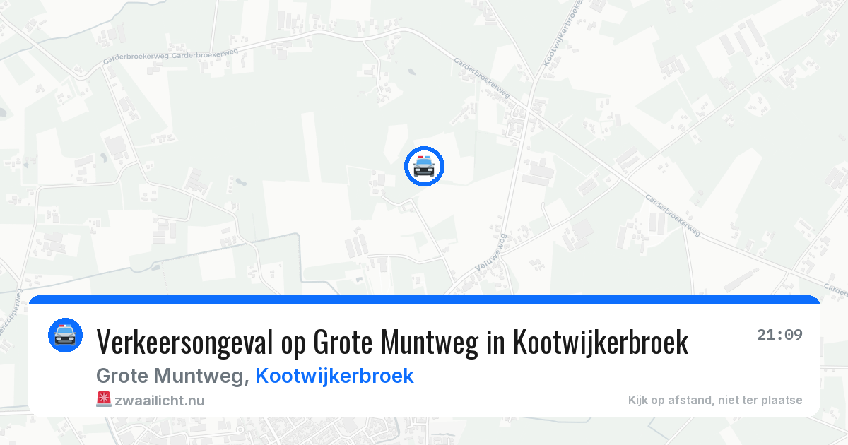 Verkeersongeval op Grote Muntweg in Kootwijkerbroek — 24 jul 2026