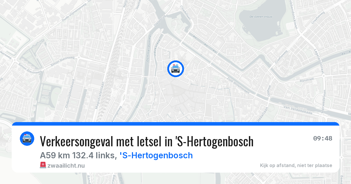 Verkeersongeval met letsel in 'S-Hertogenbosch — 30 mei 2026