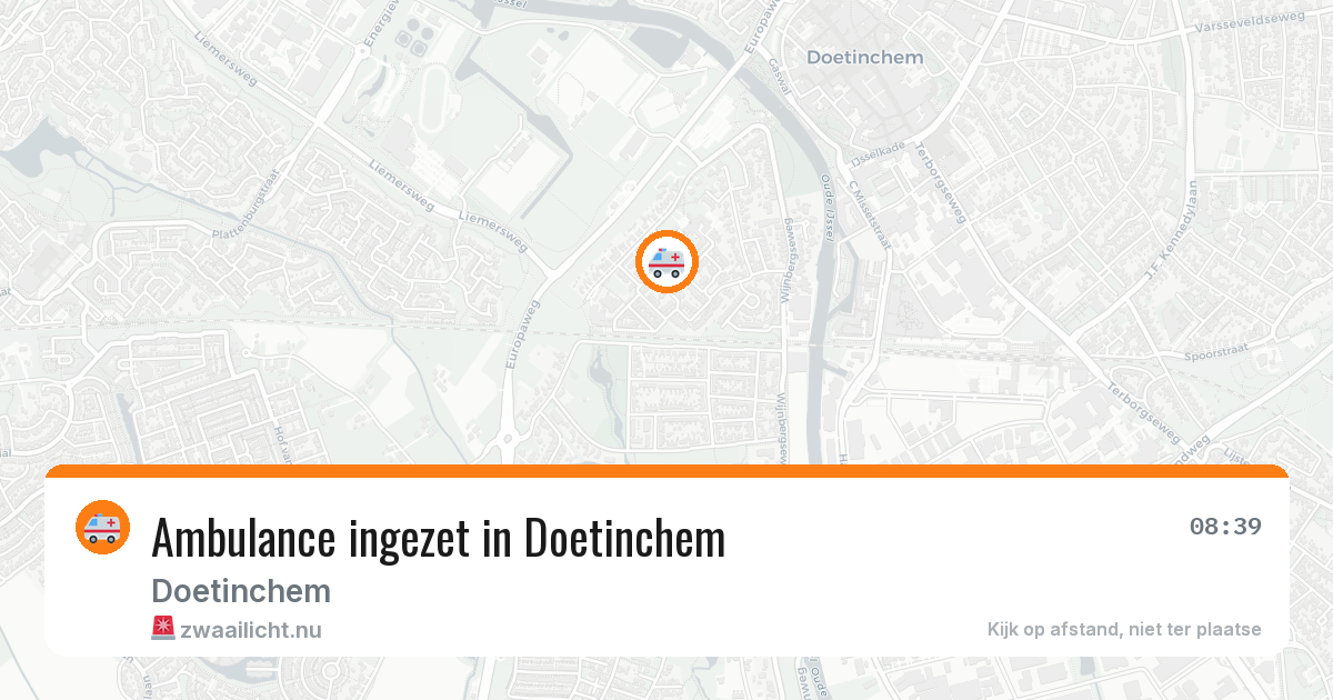Ambulance ingezet in Doetinchem — 17 jul 2026