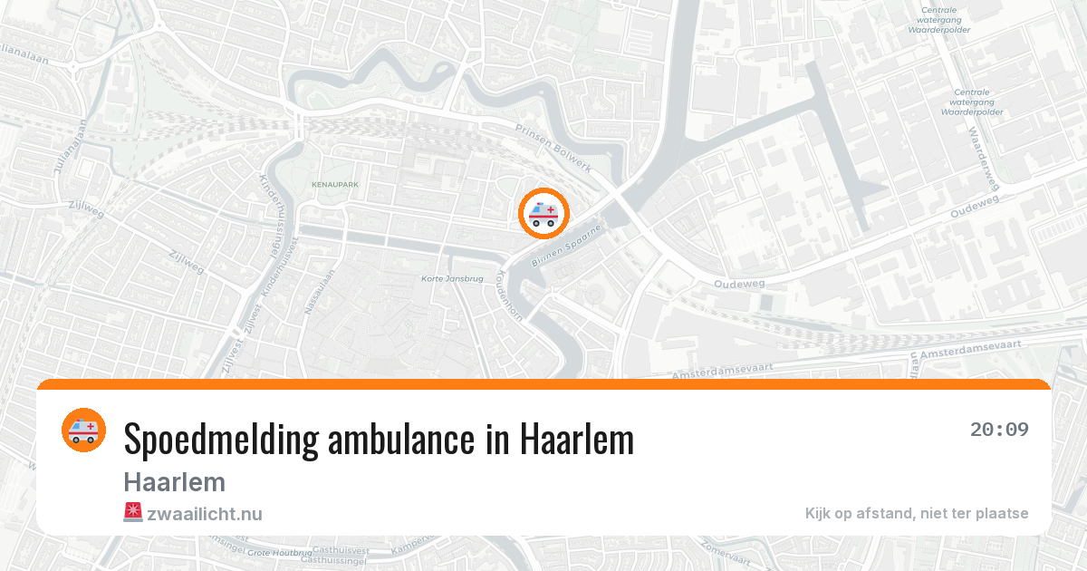 Spoedmelding ambulance in Haarlem — 3 jun 2026
