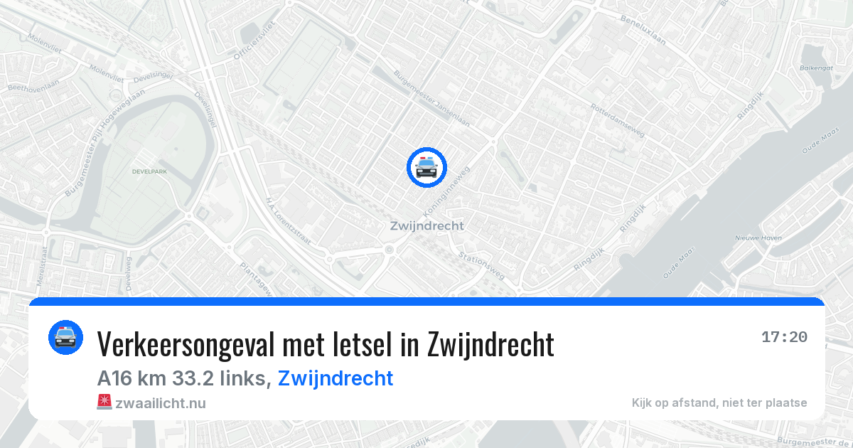 Verkeersongeval met letsel in Zwijndrecht — 1 jun 2026