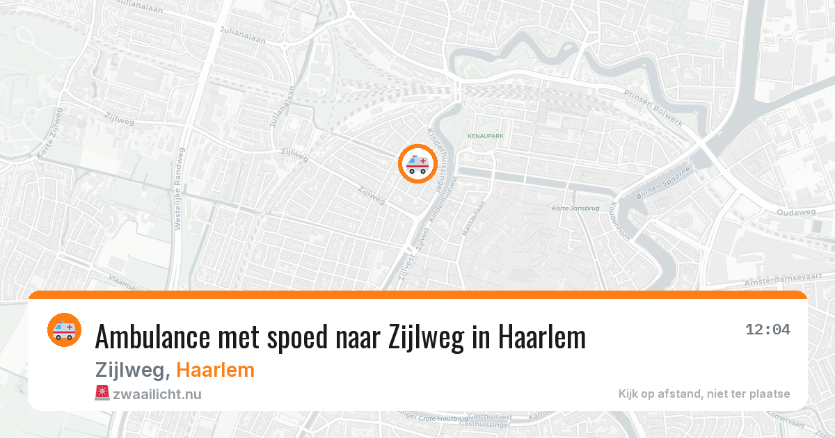 Ambulance met spoed naar Zijlweg in Haarlem — 17 jan 2026