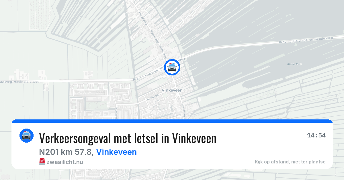 Verkeersongeval met letsel in Vinkeveen — 1 mei 2026
