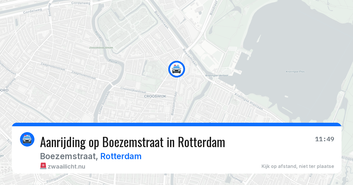 Aanrijding op Boezemstraat in Rotterdam — 18 jul 2026