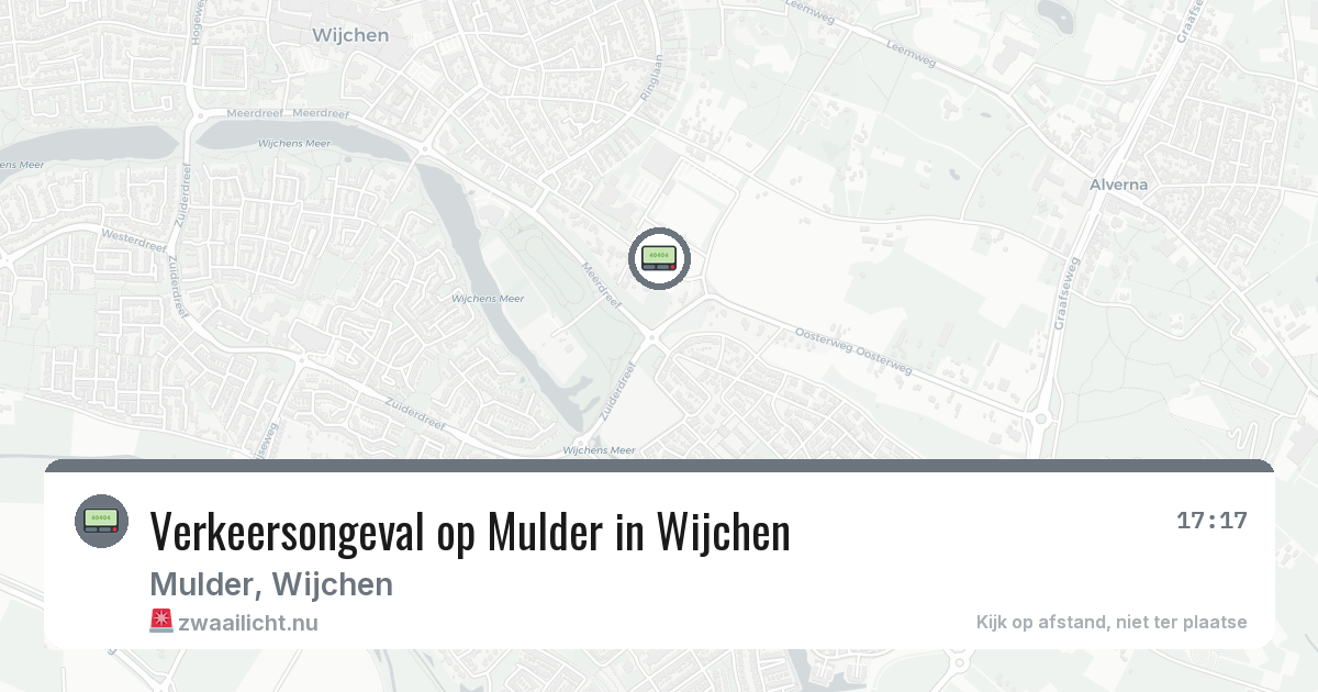 Verkeersongeval op Mulder in Wijchen — 13 jul 2026