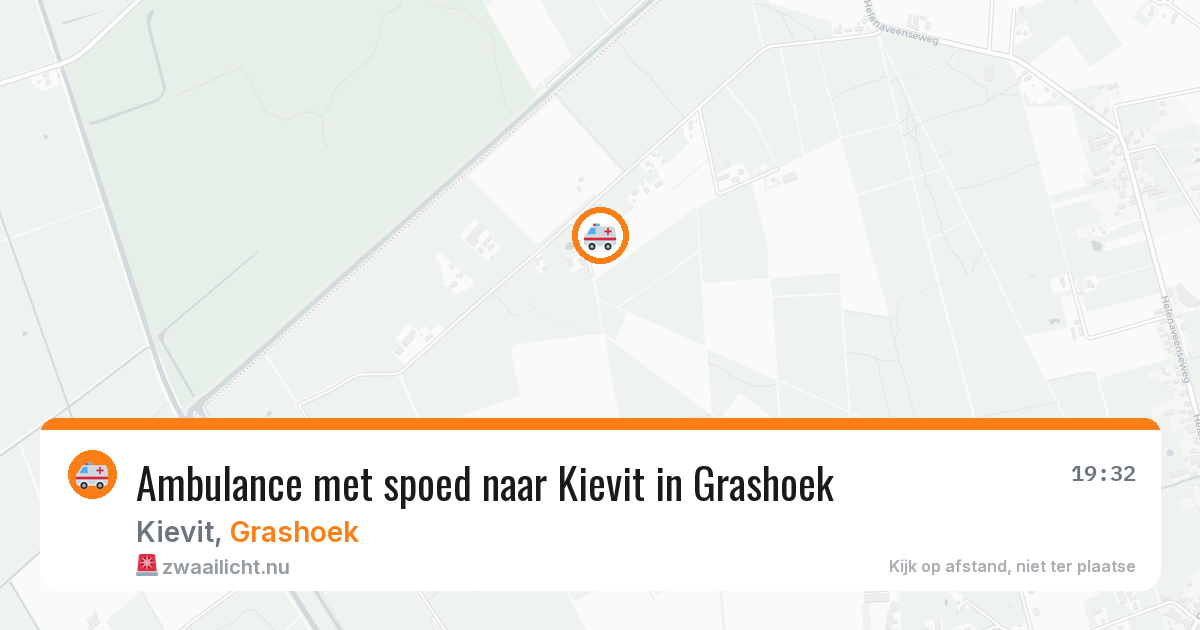 Ambulance met spoed naar Kievit in Grashoek — 4 jun 2026