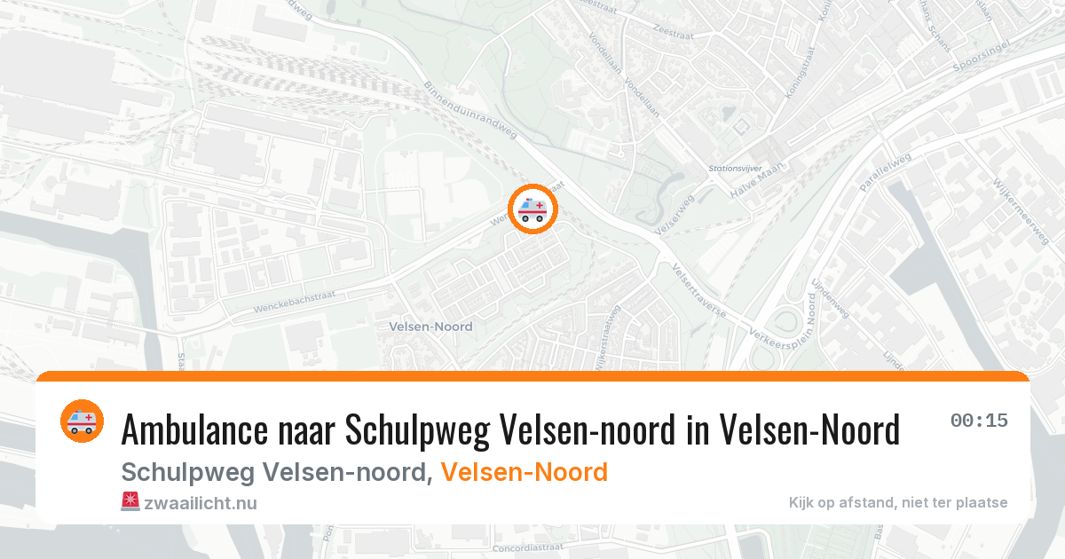 Ambulance naar Schulpweg Velsen-noord in Velsen-Noord — 16 jul 2026