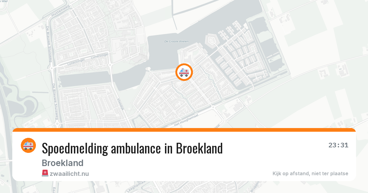 Spoedmelding ambulance in Broekland — 10 jul 2026