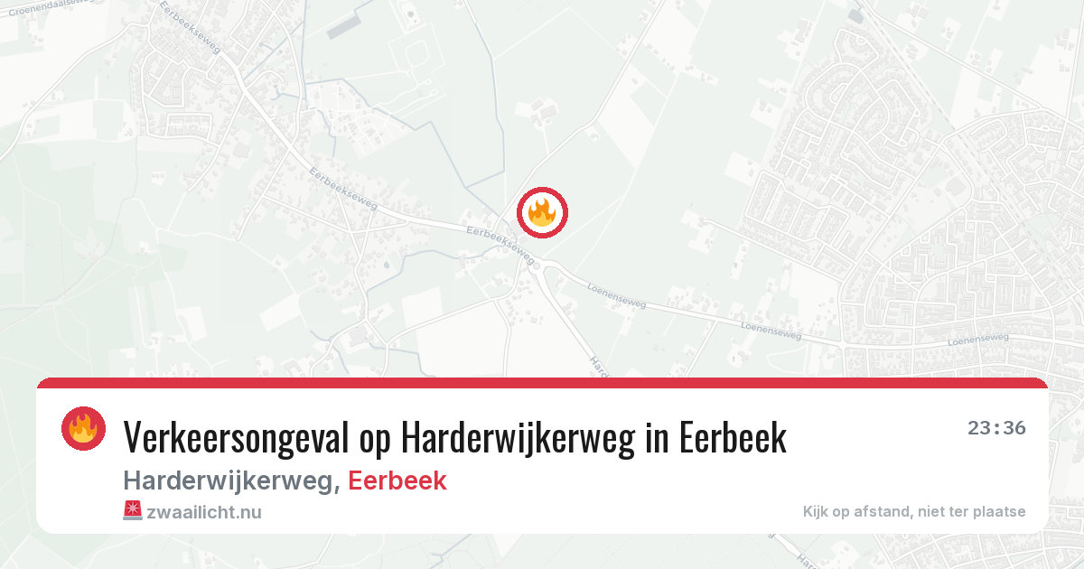 Verkeersongeval op Harderwijkerweg in Eerbeek — 22 mei 2026