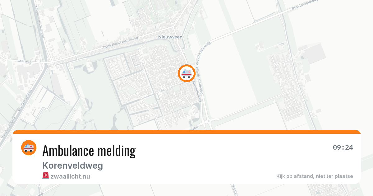 Ambulance melding — 11 jul 2026