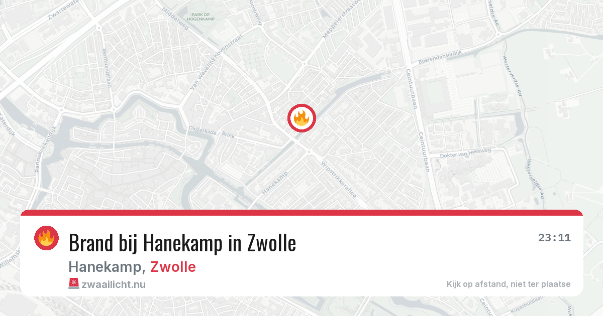 Brand bij Hanekamp in Zwolle — 31 mei 2026