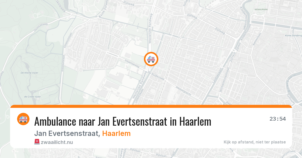 Ambulance naar Jan Evertsenstraat in Haarlem — 17 mrt 2026