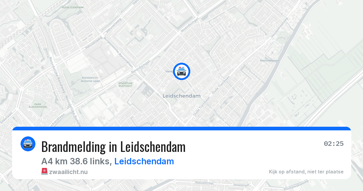 Brandmelding in Leidschendam — 16 jul 2026