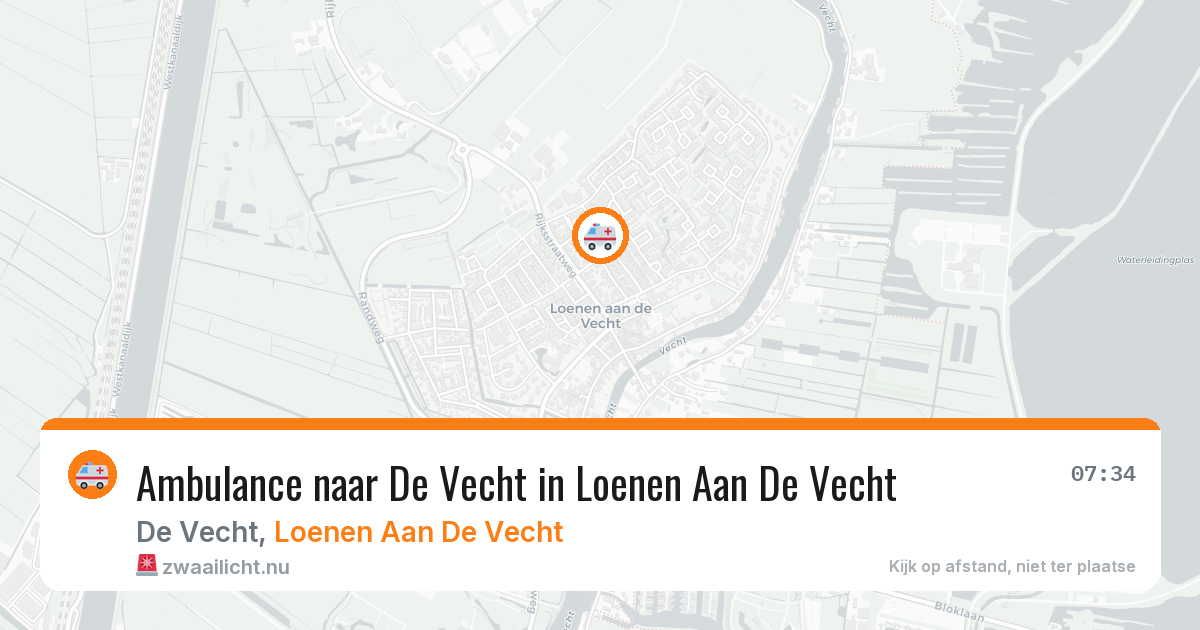 Ambulance naar De Vecht in Loenen Aan De Vecht — 13 jul 2026