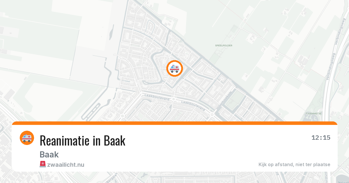 Reanimatie in Baak — 22 mei 2026