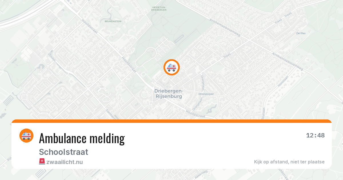 Ambulance melding — 1 jul 2026