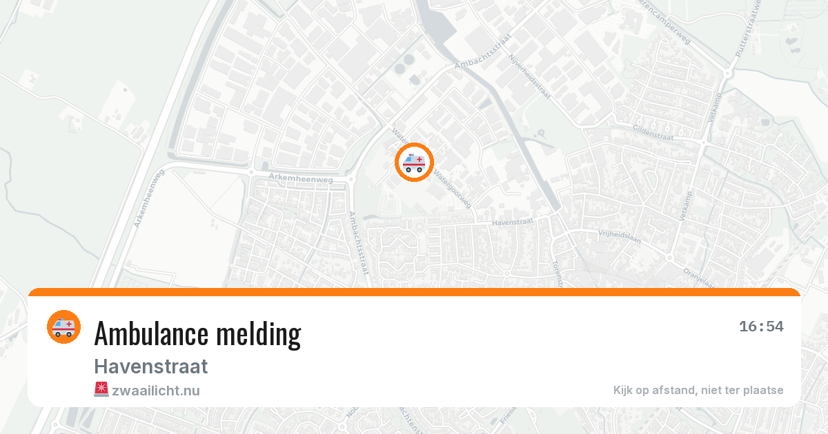 Ambulance melding — 11 jul 2026