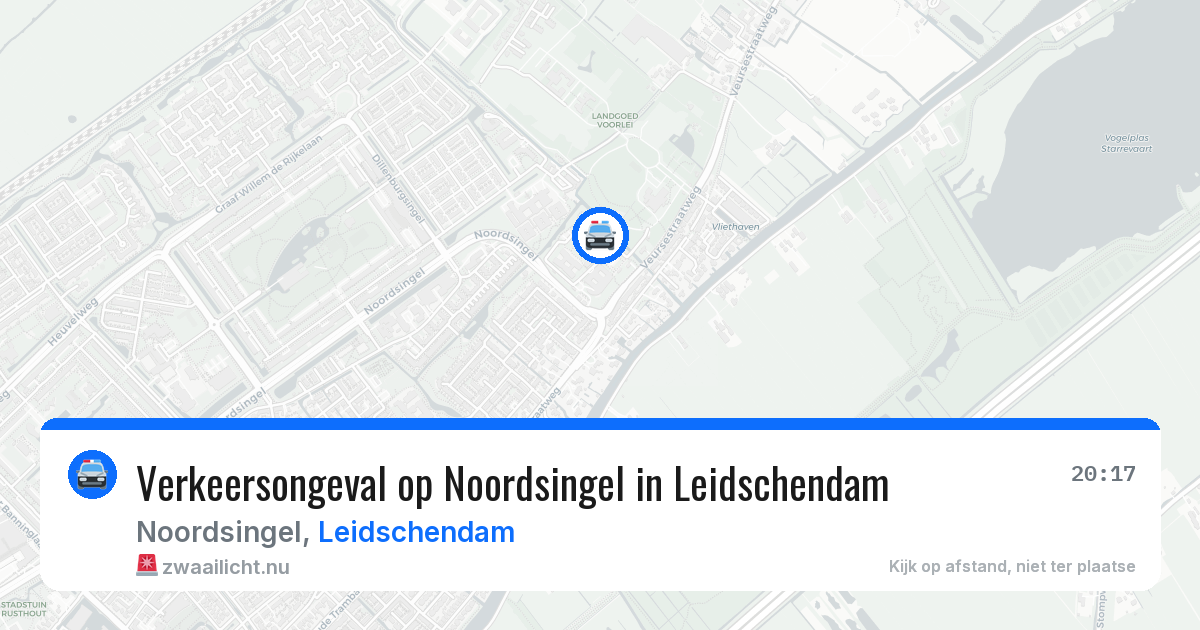 Verkeersongeval op Noordsingel in Leidschendam — 4 apr 2026