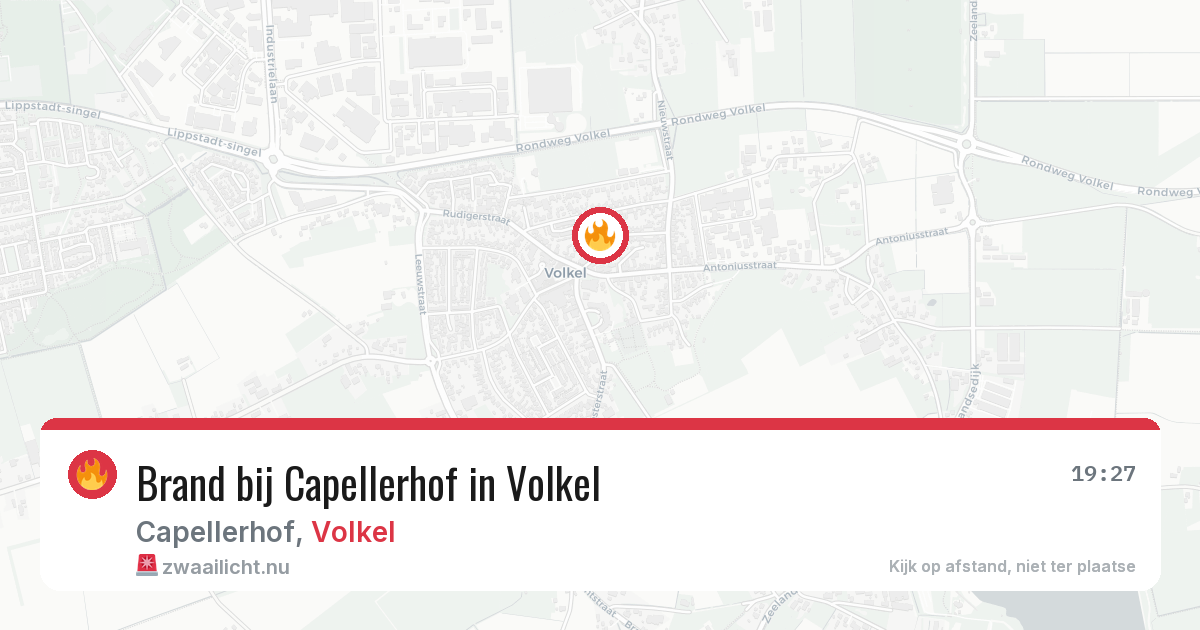 Brand bij Capellerhof in Volkel — 2 jun 2026