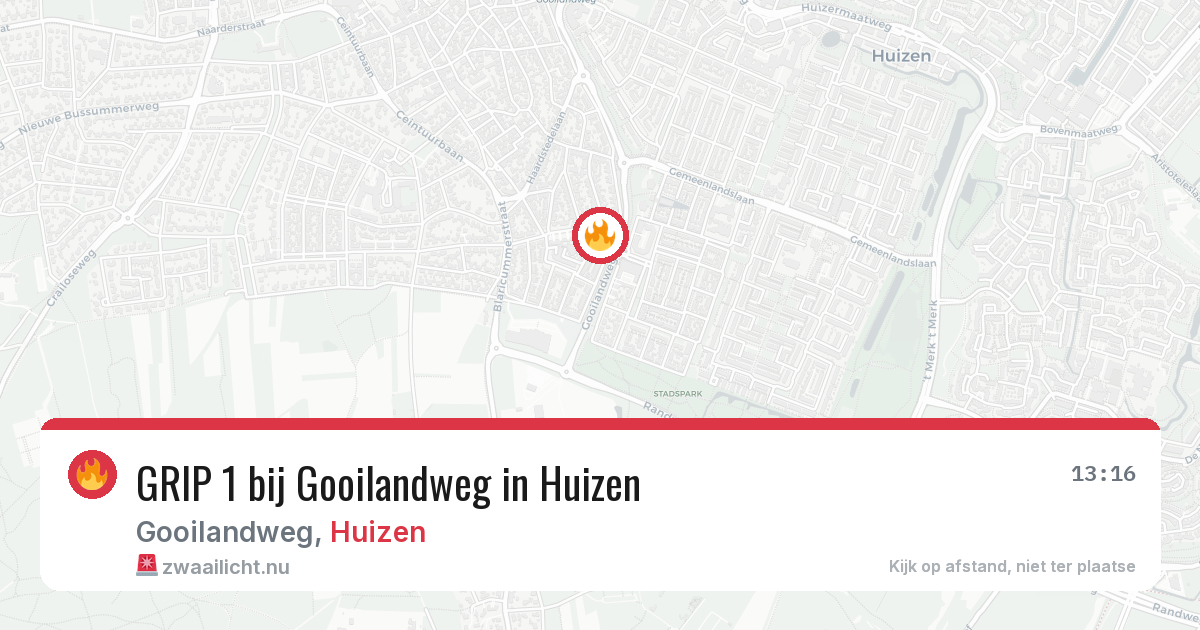 GRIP 1 bij Gooilandweg in Huizen — 10 mei 2026