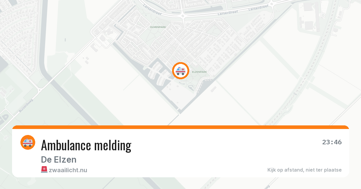 Ambulance melding — 20 mei 2026
