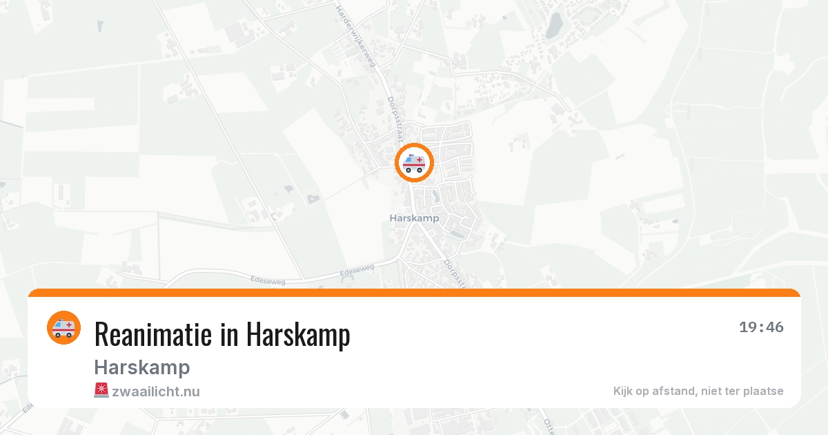 Reanimatie in Harskamp — 11 jul 2026