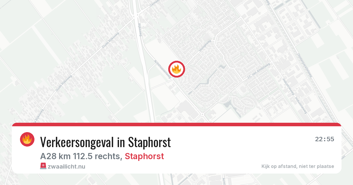 Verkeersongeval in Staphorst — 5 jun 2026