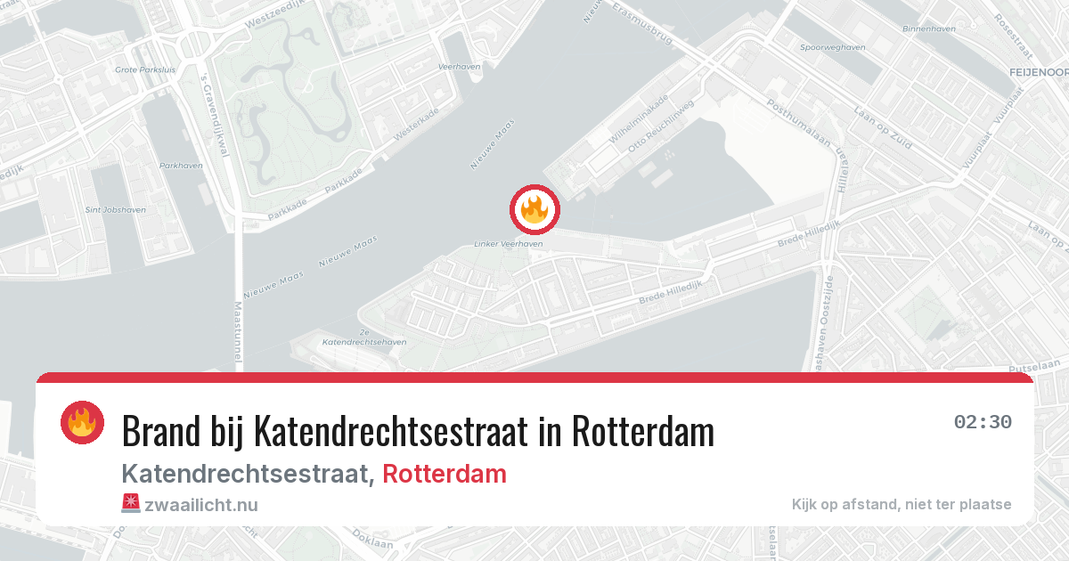 Brand bij Katendrechtsestraat in Rotterdam — 13 apr 2026