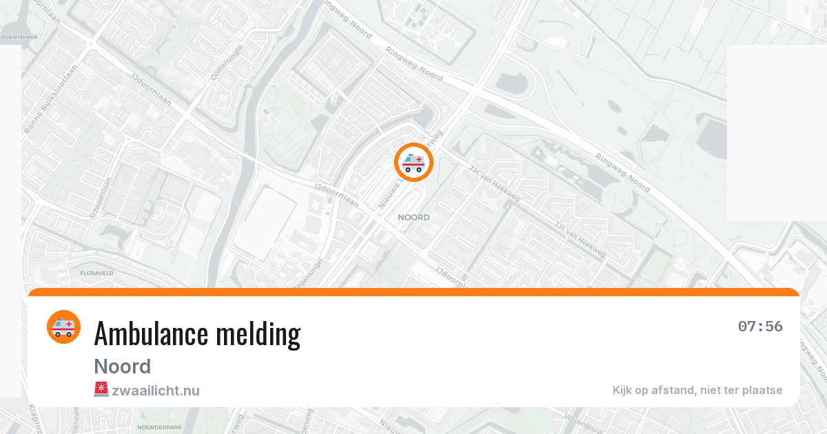 Ambulance melding — 10 jul 2026