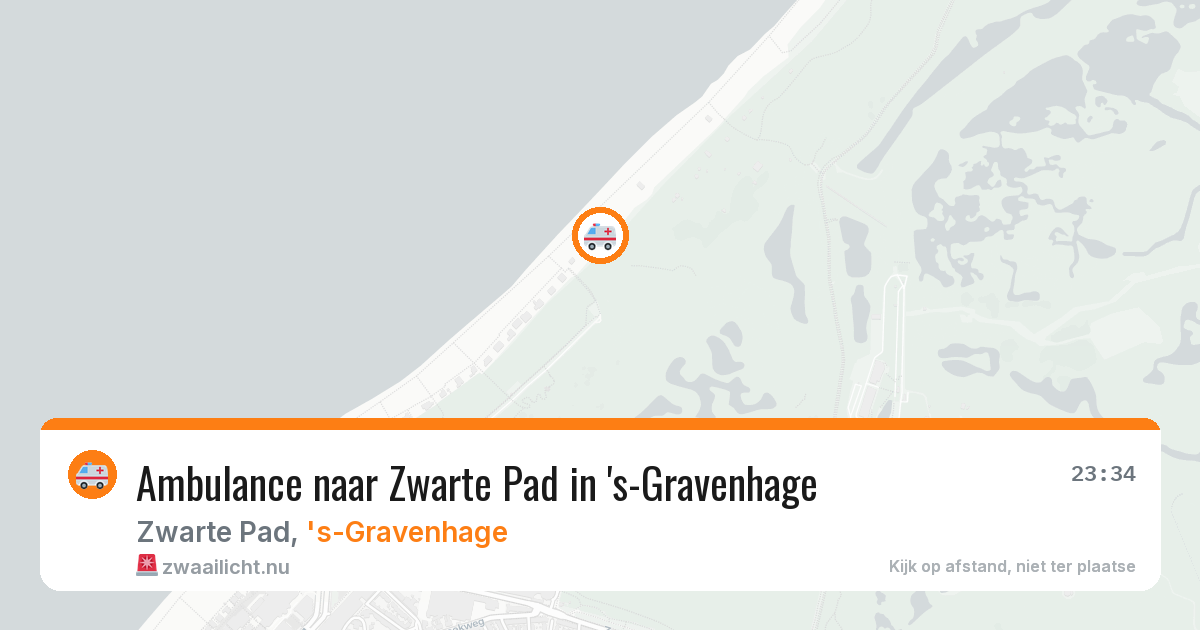 Ambulance naar Zwarte Pad in 's-Gravenhage — 27 apr 2026