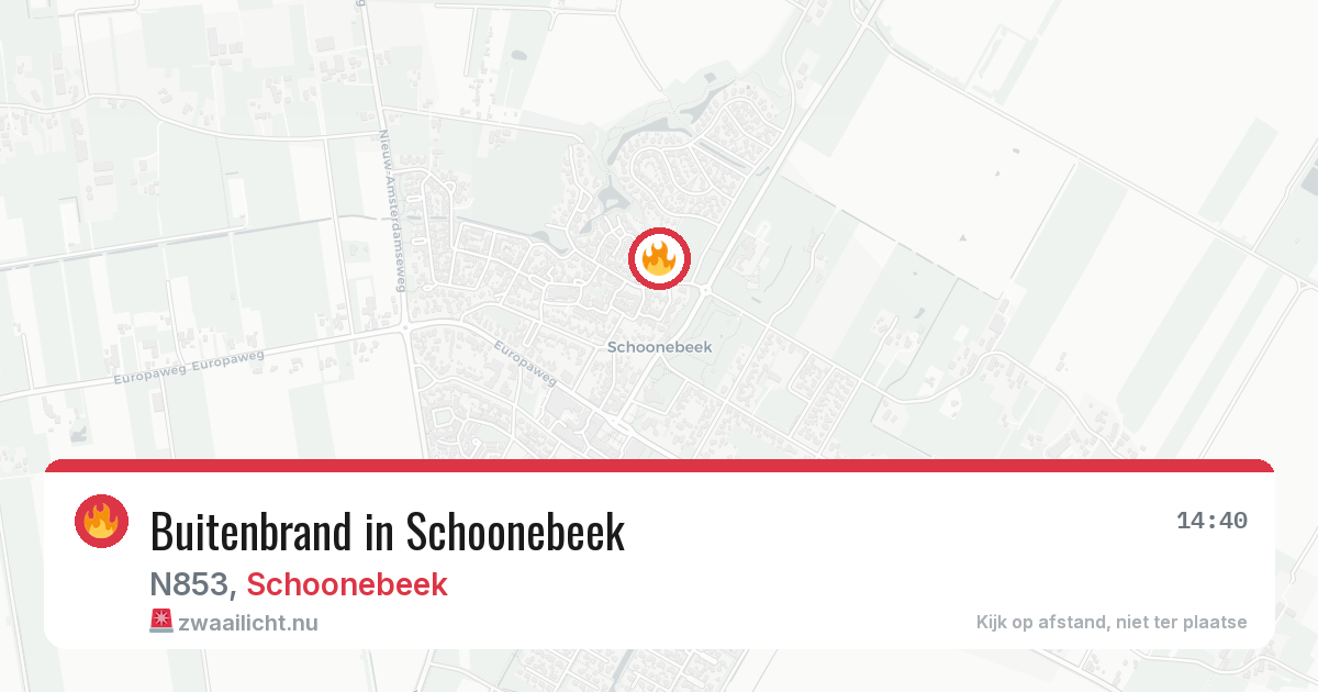 Buitenbrand in Schoonebeek — 13 jul 2026