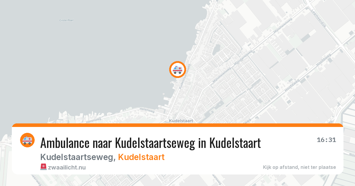 Ambulance naar Kudelstaartseweg in Kudelstaart — 13 jul 2026