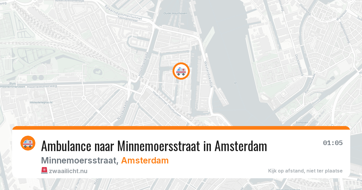 Ambulance naar Minnemoersstraat in Amsterdam — 28 mei 2026