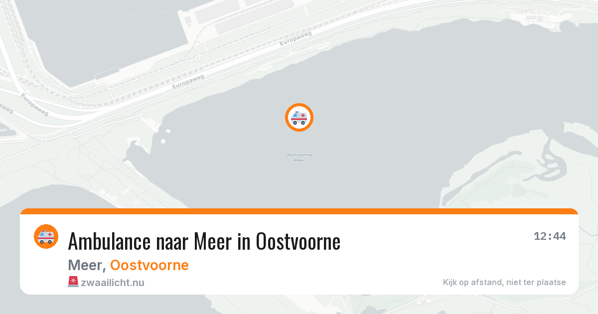 Ambulance naar Meer in Oostvoorne — 18 jul 2026