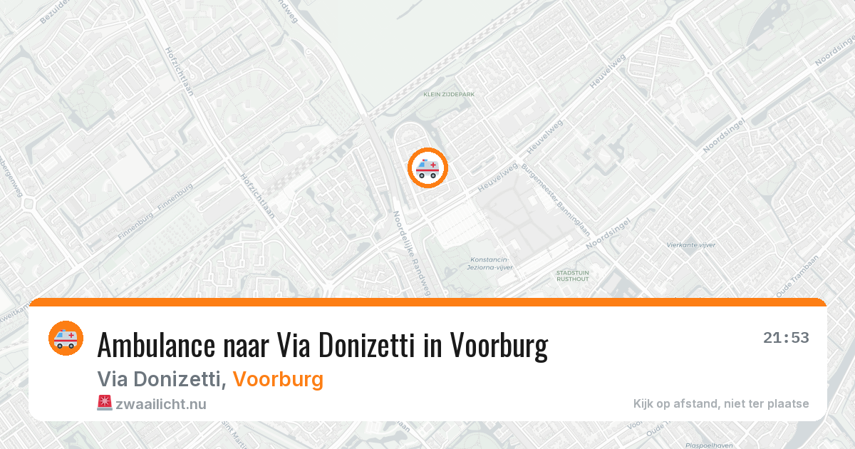 Ambulance naar Via Donizetti in Voorburg — 31 jan 2026