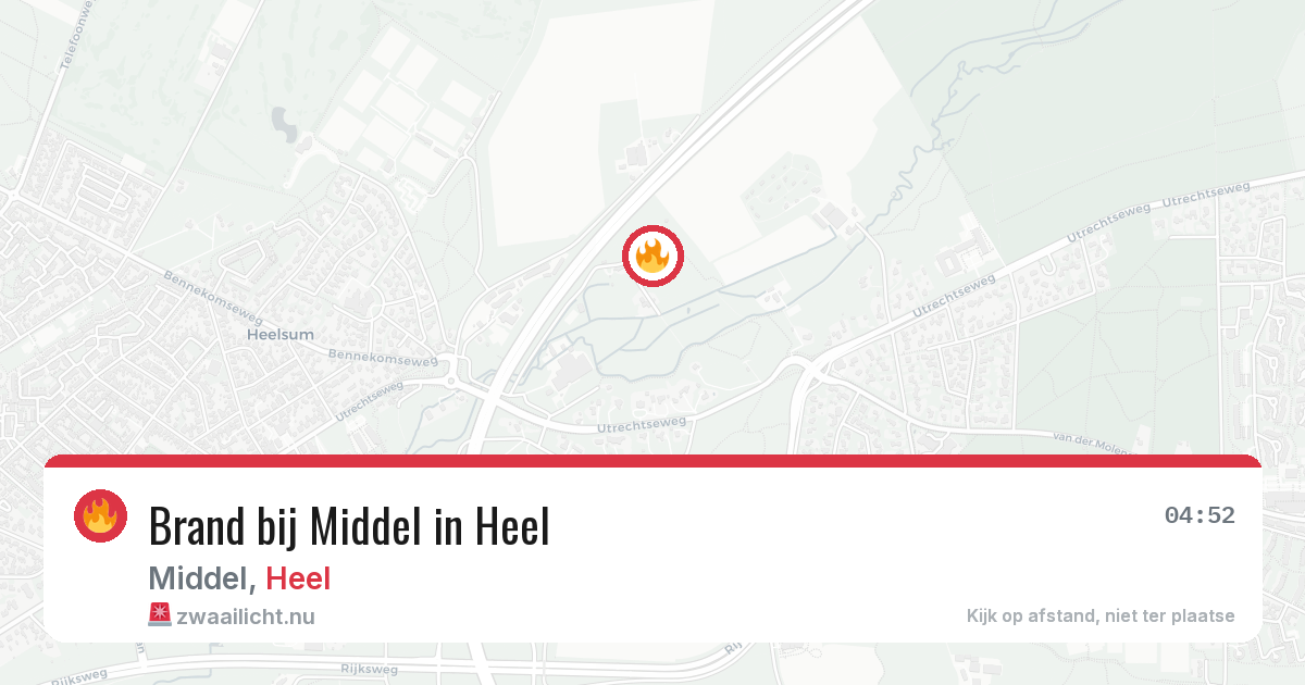 Brand bij Middel in Heel — 22 apr 2026