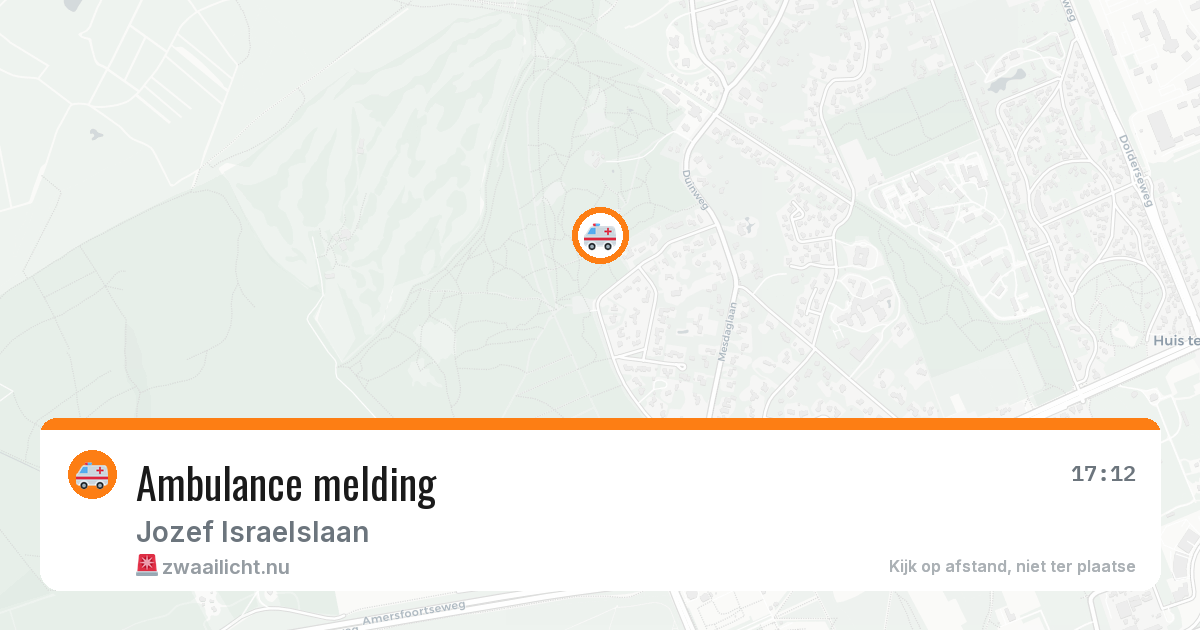 Ambulance melding — 12 jul 2026