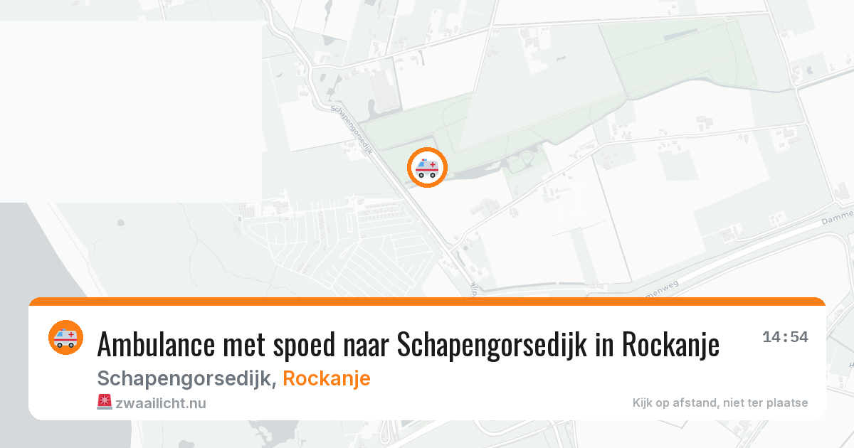Ambulance met spoed naar Schapengorsedijk in Rockanje — 10 jul 2026
