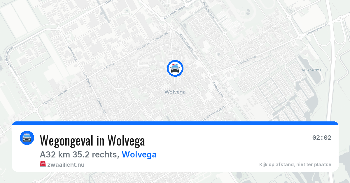 Wegongeval in Wolvega — 26 apr 2026
