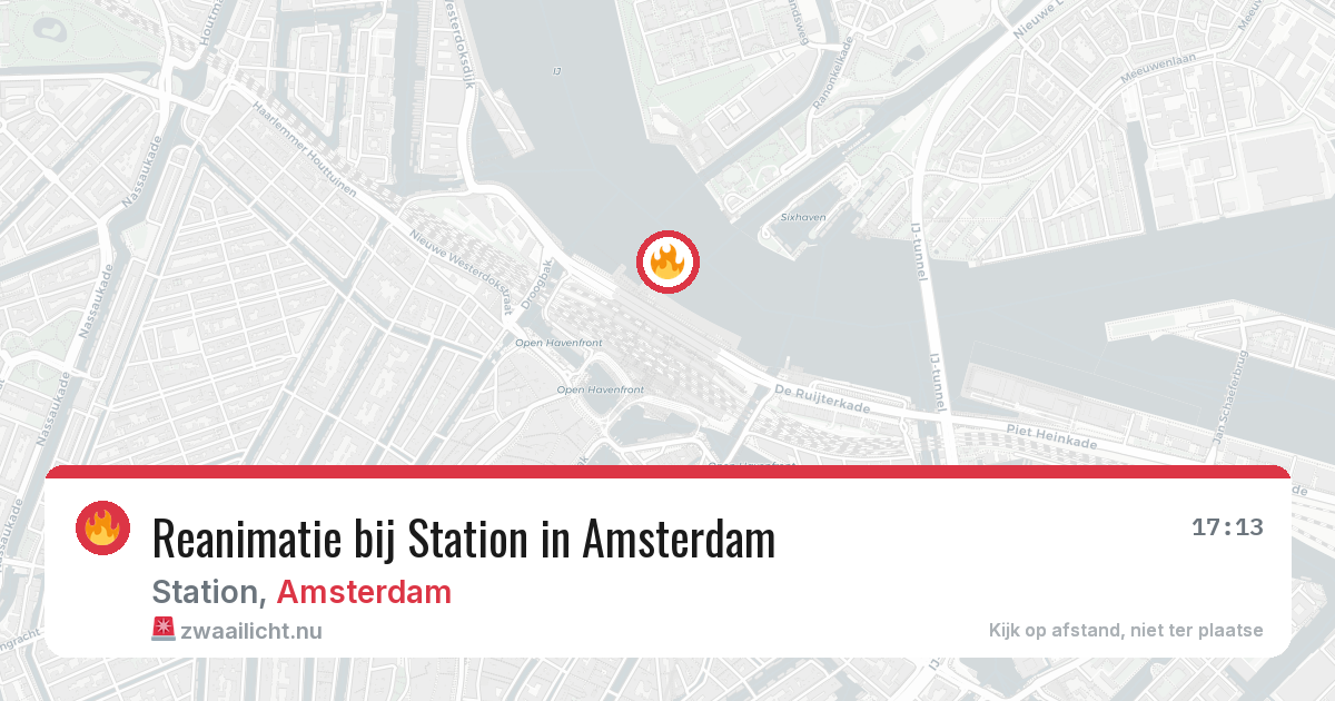 Reanimatie bij Station in Amsterdam — 7 apr 2026