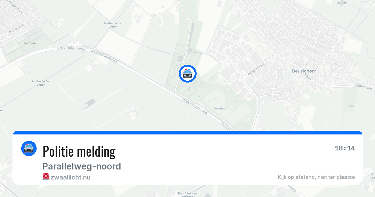 Politie melding — 13 jul 2026